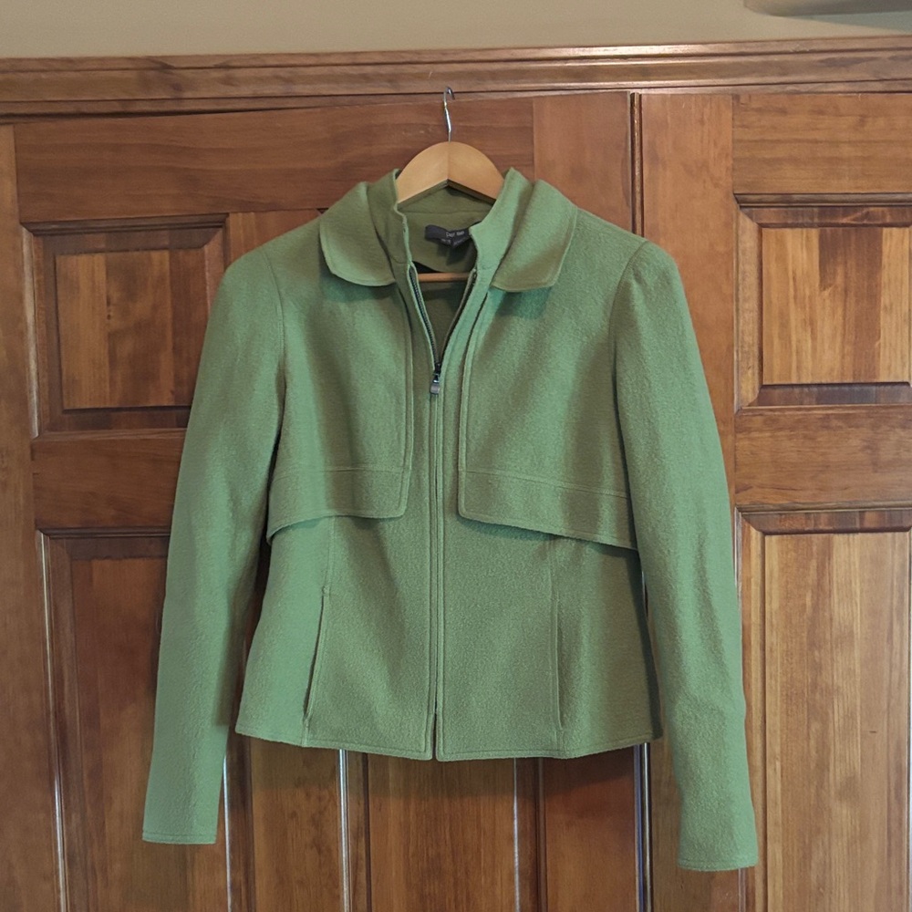 Per Se Olive Teddy Jacket for Women